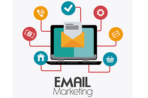Email Marketing Logo representing digital campaigns and communication