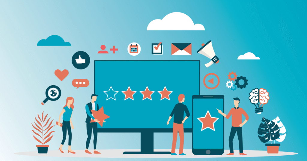 Online Reputation Management services helping businesses monitor and improve their brand image online